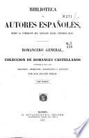 Romancero general o Colección de romances castellanos anteriores al siglo XVIII