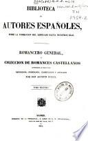 Romancero general ó colección de romances castellanos anteriores al siglo XVIII: (XII, 736 p.)