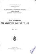 Route followed by the Argentine foreign trade, 1913-1915