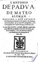 S. Antonio de Padua, etc