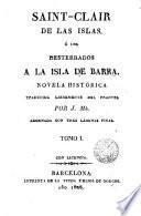 Saint-Clair de las Islas; ó Los desterrados a la isla de barra, 1