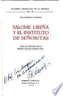 Salome Urena Y El Instituto De Senoritas