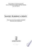 Sánchez Albornoz a debate