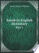 Sanskrit-English dictionary