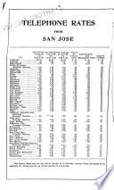 Santa Clara County and Redwood City, San Mateo County, Telephone Directory