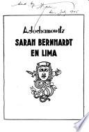 Sarah Bernhardt en Lima