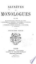 Saynètes et Monologues