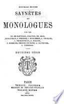 Saynètes et monologues