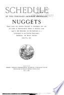 Schedule of Two Thousand American Historical Nuggets Taken