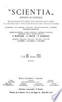 Scientia, rivista di scienza