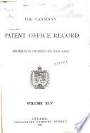 Scientific Canadian Mechanics' Magazine and Patent Office Record