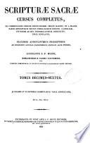 Scripturae Sacrae cursus completus: In psalmos et in proverbia commentarium. Variae annotationes