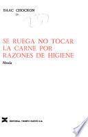 Se ruega no tocar la carne por razones de higiene