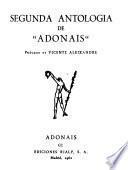 Segunda antología de Adonais.