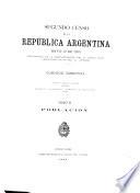 Segundo censo de la República argentina