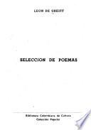 Selección de poemas
