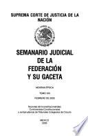 Semanario judicial de la Federación y su gaceta