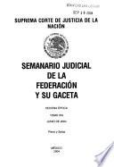 Semanario judicial de la Federación y su gaceta