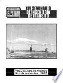 Seminario de Ingeniería de Tránsito