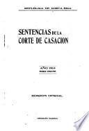Sentencias de la Corte de Casación