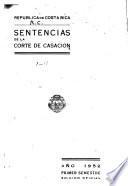 Sentencias de la Corte de Casación