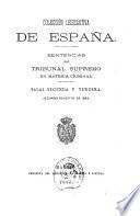 Sentencias del Tribunal supremo de justicia