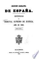 Sentencias del Tribunal supremo de justicia