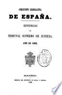 Sentencias del Tribunal supremo de justicia