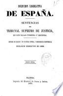 Sentencias del Tribunal Supremo de Justicia