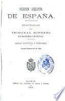 Sentencias del Tribunal supremo de justicia