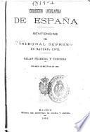 Sentencias del Tribunal Supremo en materia civil