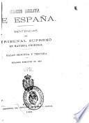 Sentencias del Tribunal Supremo en materia criminal