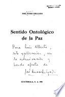 Sentido ontológico de la paz