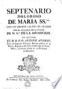 Septenario doloroso de Maria SSma