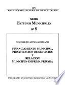 Serie Estudios municipales