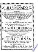 Serman al Illuminado D. invicto martyr Raymundo Saull