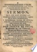 Sermón que en las exequias de D. Joseph de Solis Duque de Montellano ... predicó el Dr. D. Ramon Alvarez de Palma ...