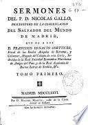 Sermones del P.D. Nicolas Gallo ...