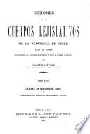 Sesiones de los cuerpos lejislativos de la República de Chile