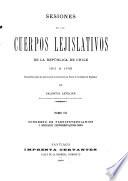 Sesiones de los cuerpos lejislativos de la República de Chile