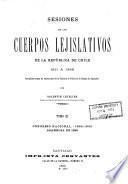 Sesiones de los cuerpos lejislativos de la República de Chile