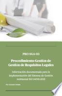 SGA-03 Procedimiento Gestión de Requisitos Legales