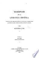 Shakespeare en la literatura española