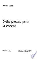 Siete piezas para la escena