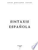 Sintaxis española