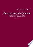 Sintaxis para principiantes