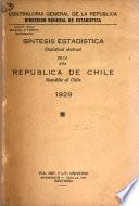Sintesis estadística de la republica de Chile