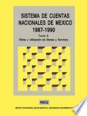 Sistema de Cuentas Nacionales de México 1987-1990. Tomo II. Oferta y utilización de bienes y servicios