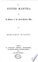 Sister Martha, Or, A Romance of the Franco-Prussian War