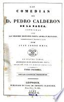 “Las” comedias “de D. Pedro Calderon de la Barca”